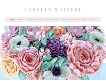 Tablet Screenshot of cakelynsfinest.com